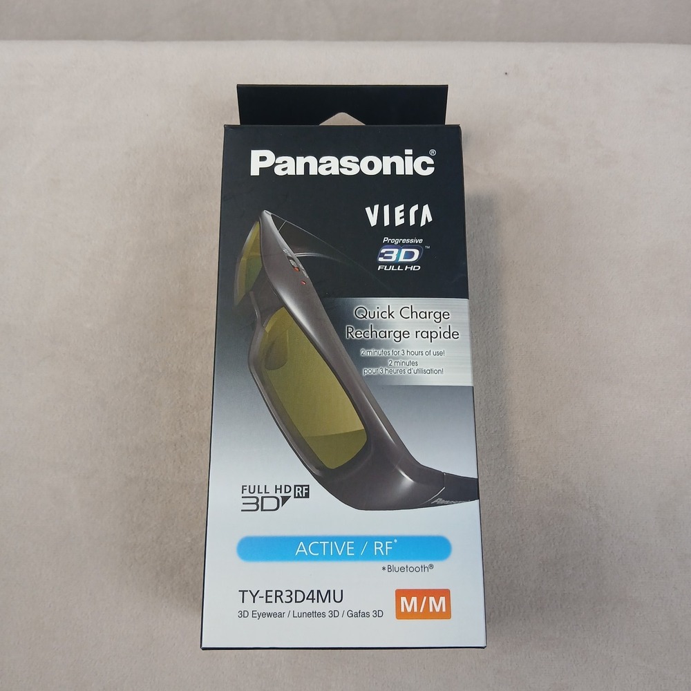 NEW Panasonic Viera 3D Glasses TY-ER3D4MU Medium